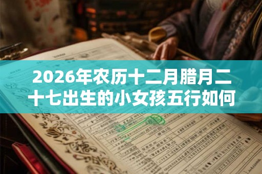2026年农历十二月腊月二十七出生的小女孩五行如何  取名宜用字