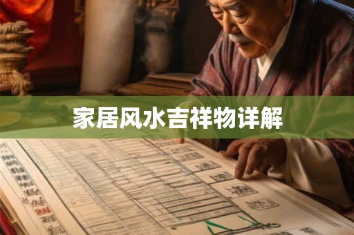家居风水吉祥物详解