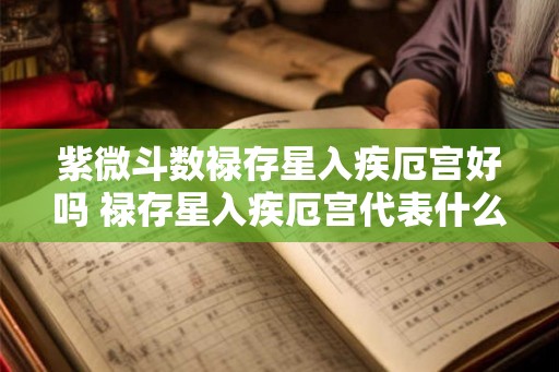 紫微斗数禄存星入疾厄宫好吗 禄存星入疾厄宫代表什么 紫微斗数禄存星入疾厄宫好吗 禄存星入疾厄宫代表什么