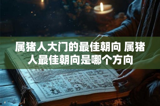 属猪人大门的最佳朝向 属猪人最佳朝向是哪个方向