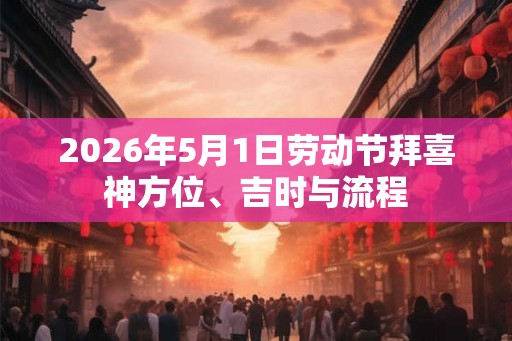 2026年5月1日劳动节拜喜神方位、吉时与流程