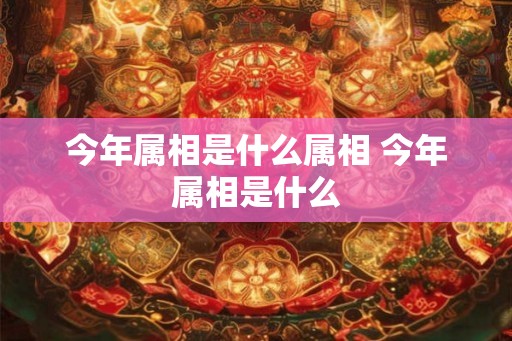 今年属相是什么属相 今年属相是什么
