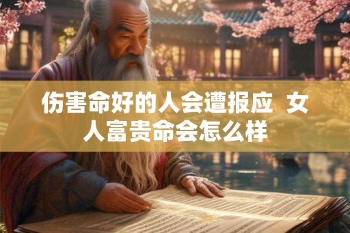 伤害命好的人会遭报应 女人富贵命会怎么样 伤害命好的人会遭报应 女人富贵命会怎么样