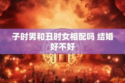 子时男和丑时女相配吗 结婚好不好