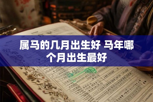 属马的几月出生好 马年哪个月出生最好 属马的几月出生好 马年哪个月出生最好