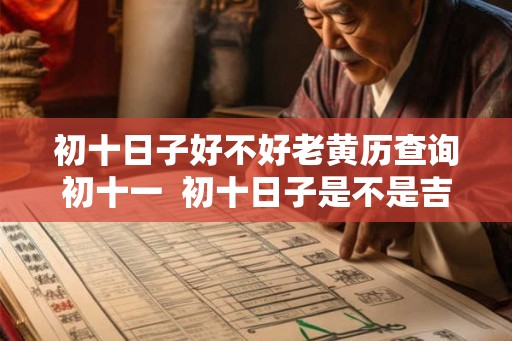 初十日子好不好老黄历查询初十一  初十日子是不是吉日