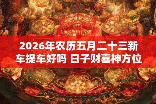 2026年农历五月二十三新车提车好吗 日子财喜神方位
