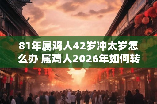 81年属鸡人42岁冲太岁怎么办 属鸡人2026年如何转运
