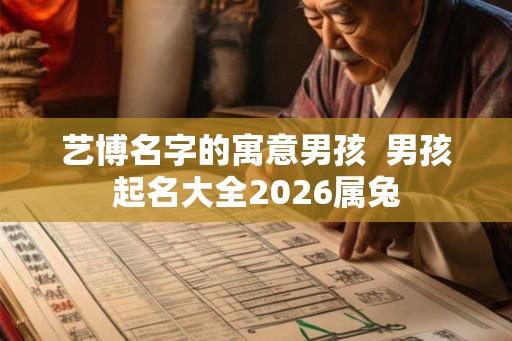 艺博名字的寓意男孩 男孩起名大全2026属兔 艺博名字的寓意男孩 男孩起名大全2026属兔