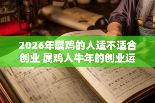 2026年属鸡的人适不适合创业 属鸡人牛年的创业运势