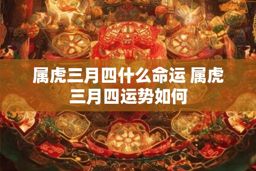 属虎三月四什么命运 属虎三月四运势如何