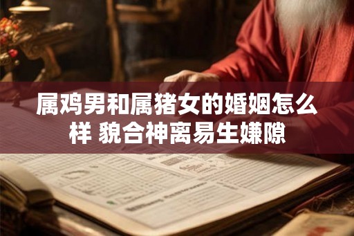 属鸡男和属猪女的婚姻怎么样 貌合神离易生嫌隙