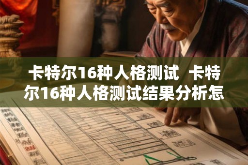 卡特尔16种人格测试 卡特尔16种人格测试结果分析怎么看 卡特尔16种人格测试 卡特尔16种人格测试结果分析怎么看