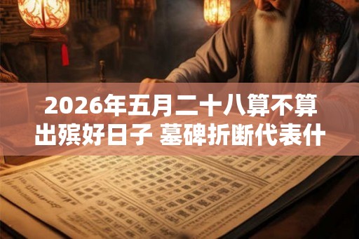 2026年五月二十八算不算出殡好日子 墓碑折断代表什么 2026年五月二十八算不算出殡好日子 墓碑折断代表什么