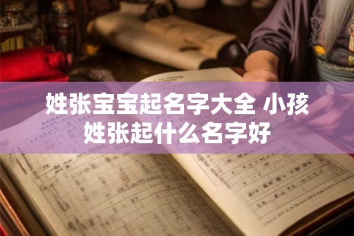 姓张宝宝起名字大全 小孩姓张起什么名字好 姓张宝宝起名字大全 小孩姓张起什么名字好