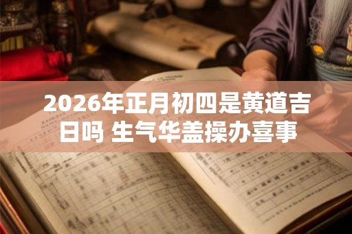 2026年正月初四是黄道吉日吗 生气华盖操办喜事