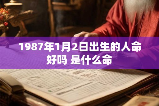 1987年1月2日出生的人命好吗 是什么命