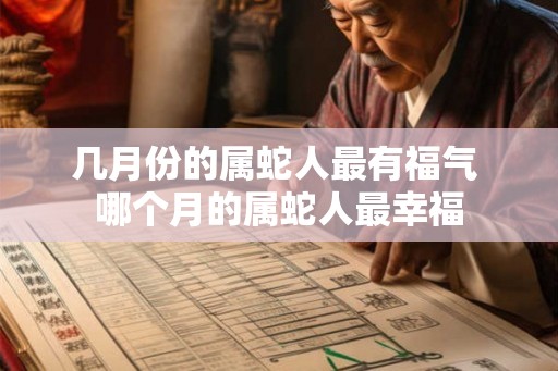 几月份的属蛇人最有福气 哪个月的属蛇人最幸福 几月份的属蛇人最有福气 哪个月的属蛇人最幸福