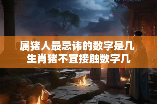 属猪人最忌讳的数字是几 生肖猪不宜接触数字几