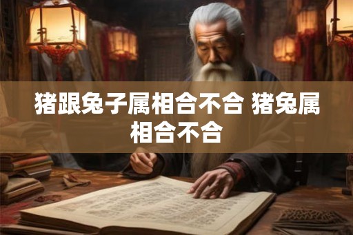 猪跟兔子属相合不合 猪兔属相合不合