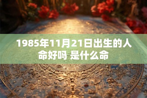 1985年11月21日出生的人命好吗 是什么命