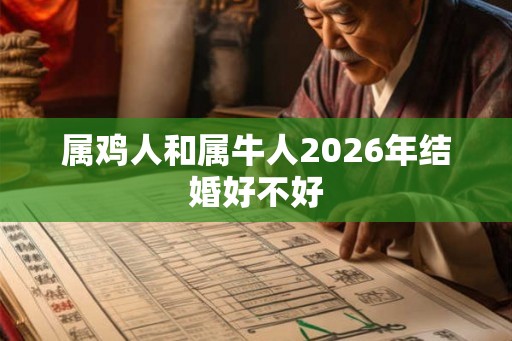 属鸡人和属牛人2026年结婚好不好