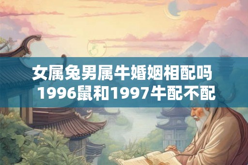 女属兔男属牛婚姻相配吗  1996鼠和1997牛配不配
