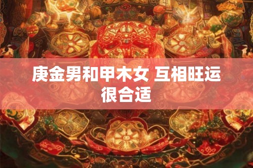 庚金男和甲木女 互相旺运很合适