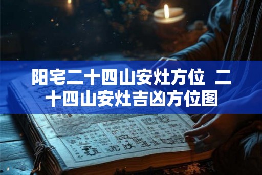 阳宅二十四山安灶方位  二十四山安灶吉凶方位图