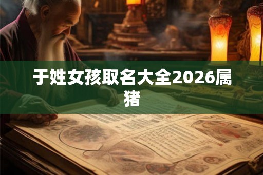 于姓女孩取名大全2026属猪