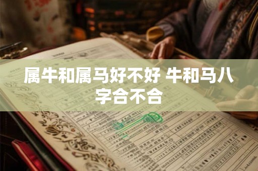 属牛和属马好不好 牛和马八字合不合