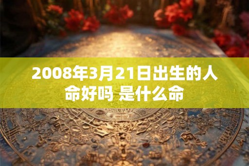 2008年3月21日出生的人命好吗 是什么命