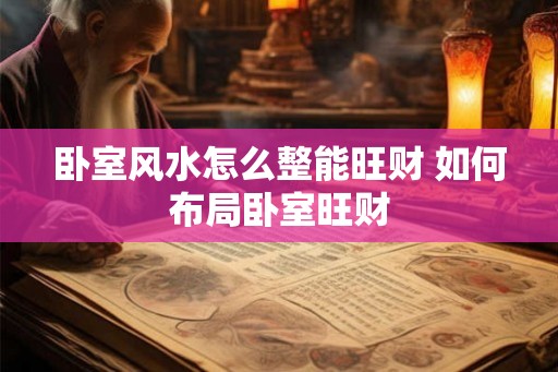 卧室风水怎么整能旺财 如何布局卧室旺财