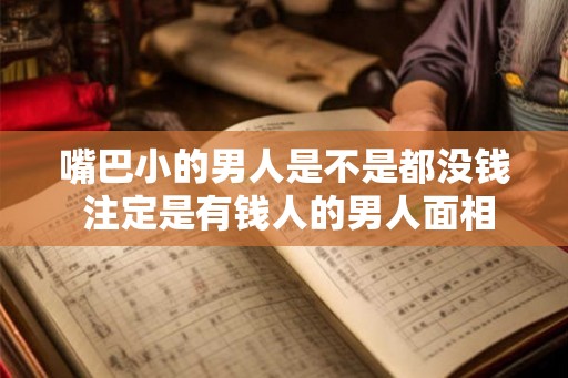 嘴巴小的男人是不是都没钱 注定是有钱人的男人面相