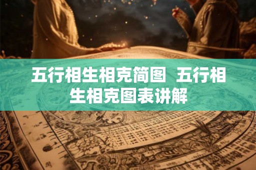 五行相生相克简图  五行相生相克图表讲解