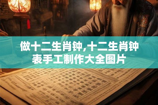 做十二生肖钟,十二生肖钟表手工制作大全图片