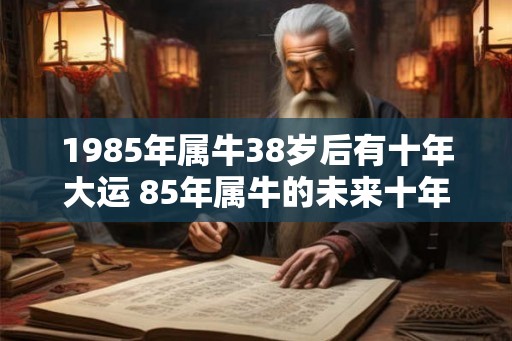 1985年属牛38岁后有十年大运 85年属牛的未来十年运势如何