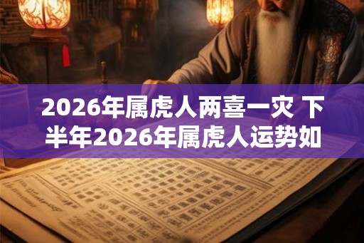 2026年属虎人两喜一灾 下半年2026年属虎人运势如何 2026年属虎人两喜一灾 下半年2026年属虎人运势如何
