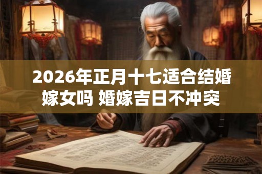 2026年正月十七适合结婚嫁女吗 婚嫁吉日不冲突