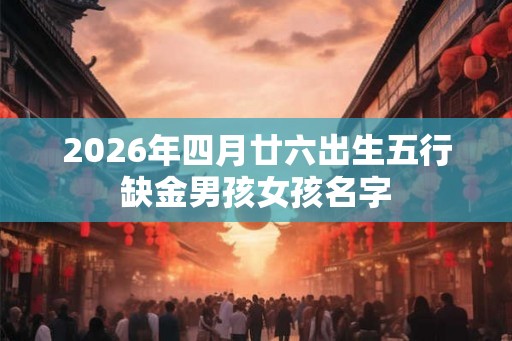 2026年四月廿六出生五行缺金男孩女孩名字 2026年四月廿六出生五行缺金男孩女孩名字