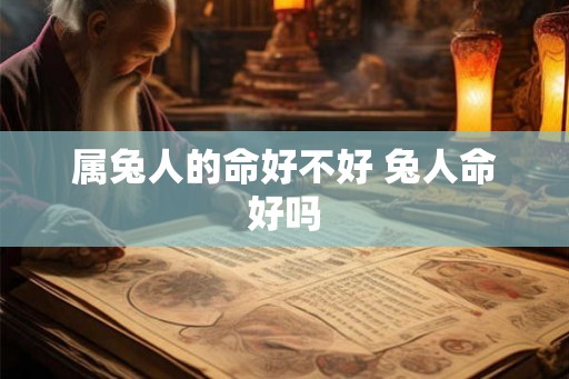 属兔人的命好不好 兔人命好吗