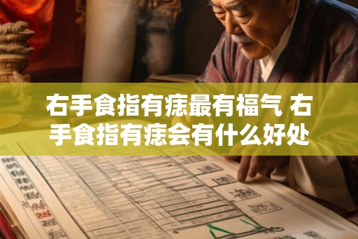 右手食指有痣最有福气 右手食指有痣会有什么好处 右手食指有痣最有福气 右手食指有痣会有什么好处