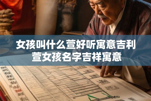 女孩叫什么萱好听寓意吉利 萱女孩名字吉祥寓意