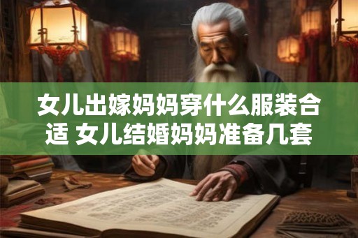 女儿出嫁妈妈穿什么服装合适 女儿结婚妈妈准备几套衣服