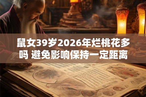 鼠女39岁2026年烂桃花多吗 避免影响保持一定距离
