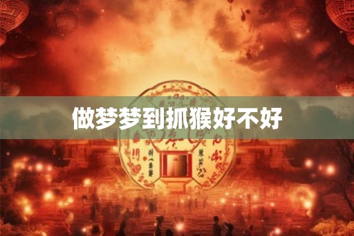 做梦梦到抓猴好不好