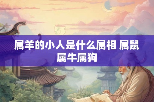 属羊的小人是什么属相 属鼠属牛属狗