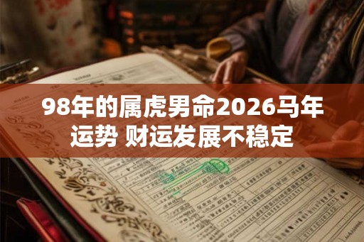98年的属虎男命2026马年运势 财运发展不稳定 98年的属虎男命2026马年运势 财运发展不稳定