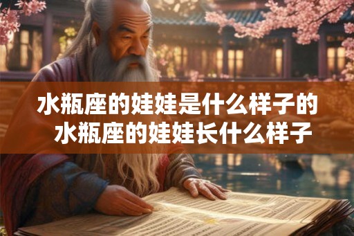 水瓶座的娃娃是什么样子的 水瓶座的娃娃长什么样子 水瓶座的娃娃是什么样子的 水瓶座的娃娃长什么样子
