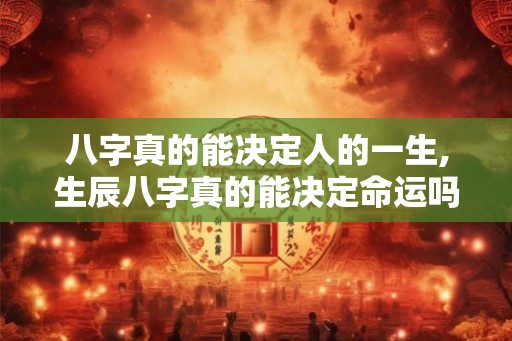 八字真的能决定人的一生,生辰八字真的能决定命运吗？